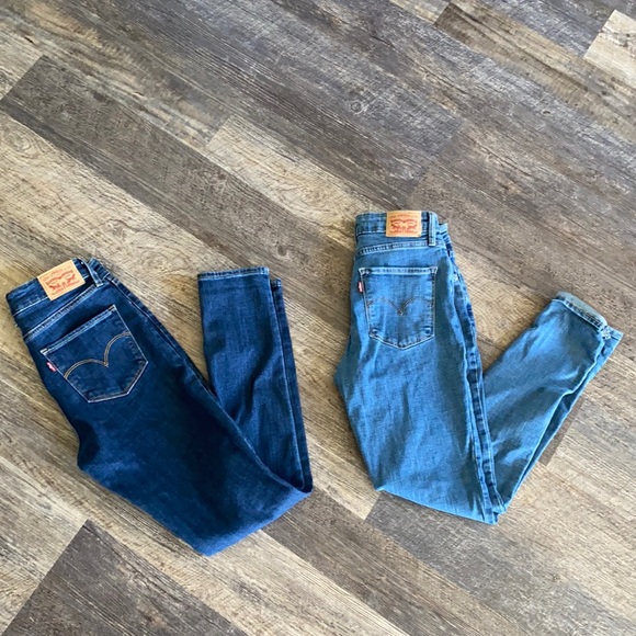Levi's Denim - Two pairs high waisted Levi’s